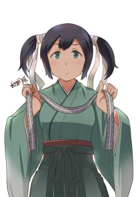 ちょっと最近時間がなくて、蒼龍さん描くのに4日もかかった… 