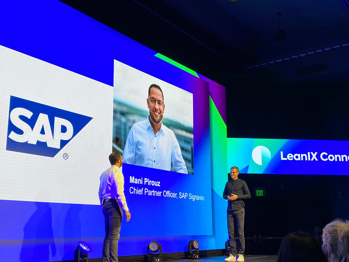 SAPLeanIX's tweet photo. #LeanIX Expands Partnership with #SAP to Accelerate Delivery of Business and IT Architecture Transformations. 
https://t.co/JVq6uMZR5w

#LeanIXConnect #SAPSignavio #SAPcommunity https://t.co/emxOBl1txm