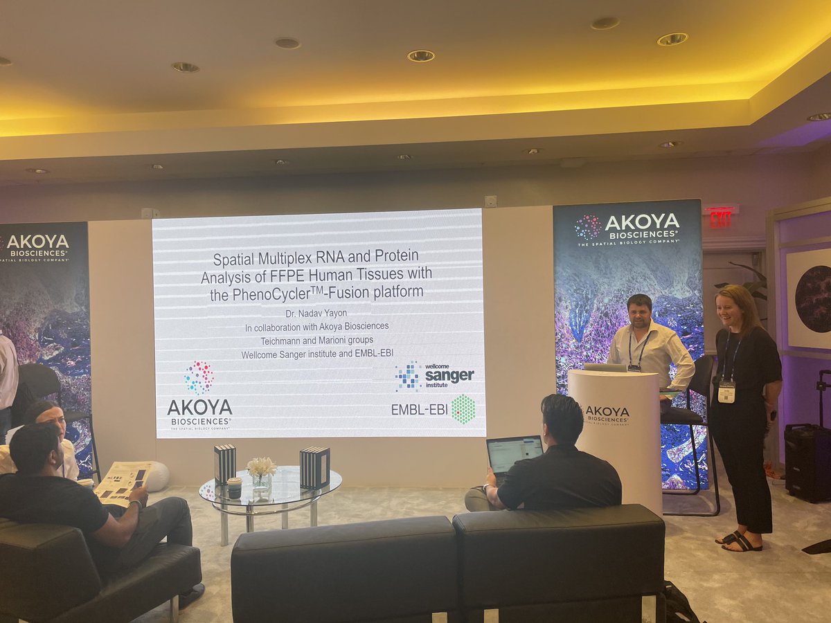 Happening now. <a href="/YayonNadav/">Nadav Yayon</a> from <a href="/teichlab/">Teichlab</a>  presenting our latest data on PhenoCycler-Fusion. #AGBT22