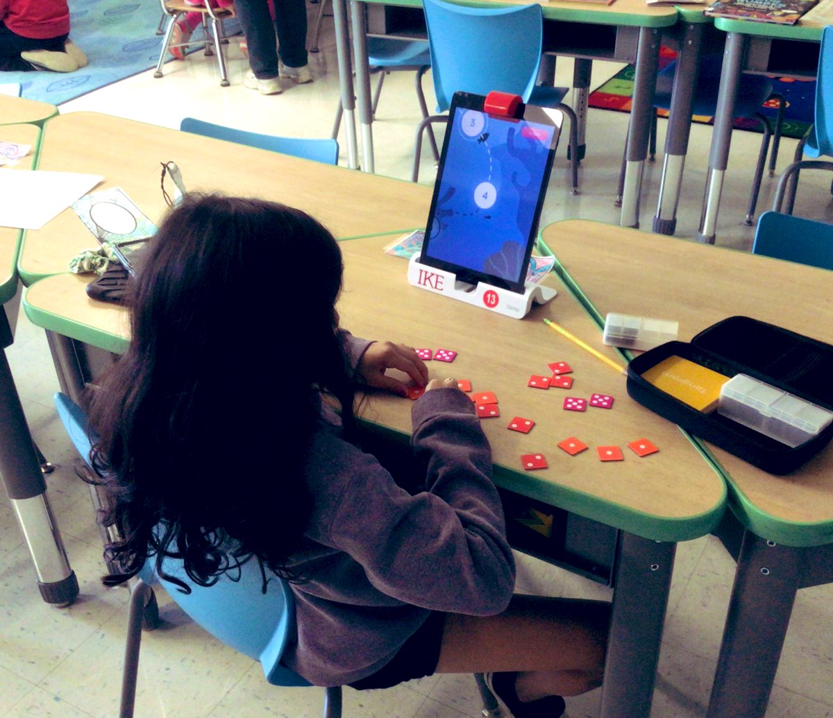 msfunksclass's tweet photo. Math small group fun with #3rdgrade #summerschool Mrs. Carman for the win with fun addition games with playing cards, @PlayOsmo math fun, &amp; review of addition with me! #addition #math @D23Ross @D23Sullivan @PHSD23 #Proud2BD23 #games #learning https://t.co/Idqjy1zbCt