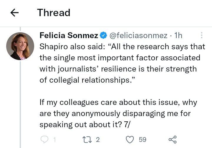 dying_democracy's tweet photo. We promise that we will never anonymously disparage any of our reporters. If we call you a crazy, unhinged & unbearable bitch, we will do it publicly and with the full weight of the #AmazonPost Editorial Board.
@feliciasonmez a crazy, unhinged & unbearable bitch.
See??!? https://t.co/Vh8Uz2P1S9