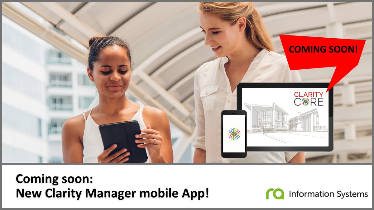 CLARITYCORE's tweet image. We are planning to launch a new Manager App, an amazing new feature allowing teams to connect to their Clarity Core system while on the go. Find out more: ra-is.co.uk/coming-soon-ne…