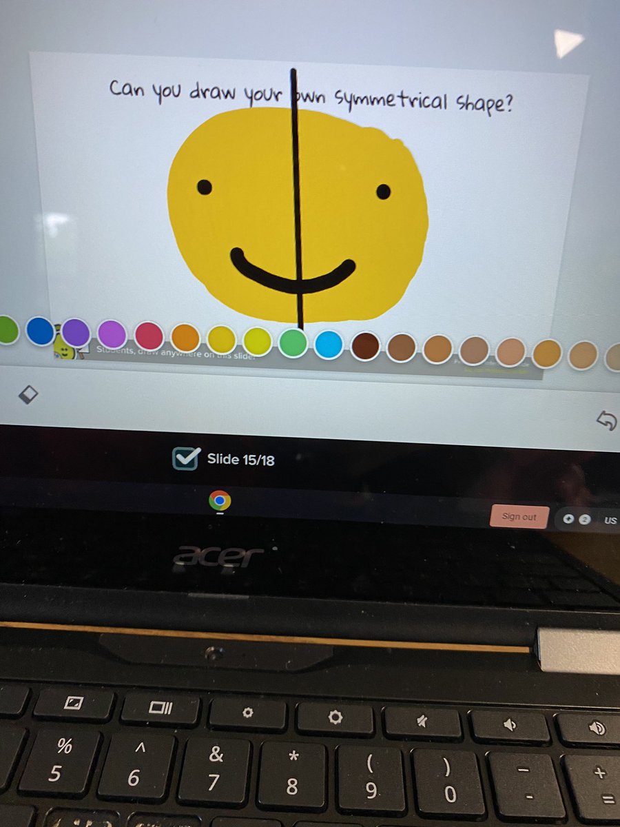 MissPPrinciotta's tweet photo. This morning in @ms_downes class we practiced symmetry using @PearDeck!!🍐 The Ss showed great understanding &amp; loved creating their own symmetrical shapes!!👏✨ 

@OCSBSpecEd @OttCatholicSB #ocsbATM  @StBrigidOCSB https://t.co/izDOqOvbqu