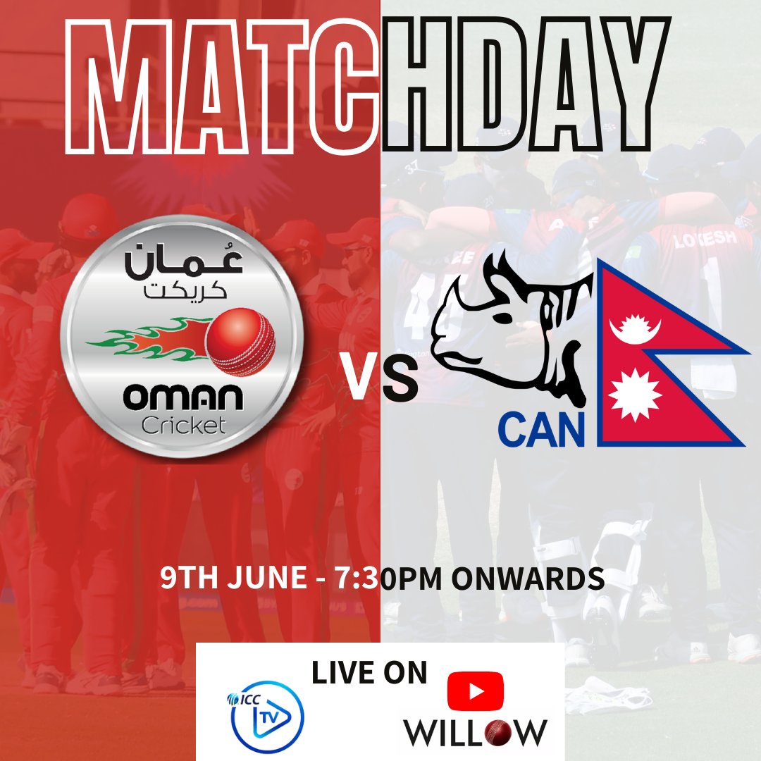 TheOmanCricket's tweet photo. Match No.2 is here!
We are pumped up to go raring!
How excited are you to see the Men go out there and express themselves!
Catch the live π action on https://t.co/mTdZS6uPGh!
#FollowTheRed
#OmanCricket #CWCL2 #OmanvsNepal https://t.co/zgYmP6VmFt