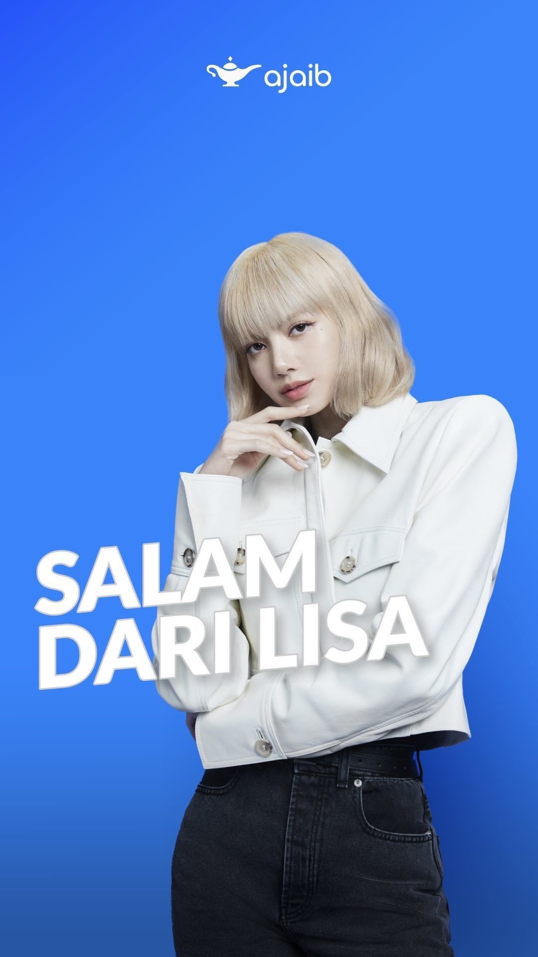 리사! UPDATES on Twitter: "#LISA x @ajaib_investasi 💙 #LISAforAjaib #블랙핑크