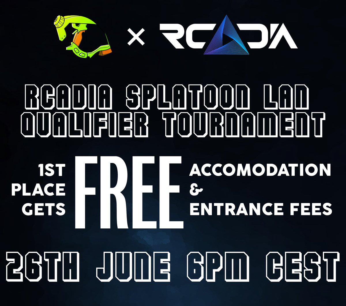 DappleProd's tweet photo. We have something big for you EU!
We are teaming up with @rcadia_official to bring you:

The RCADIA Qualifier Tournament!!
26th of June
6 pm CEST

Win a free accomodation + free entry for the LAN on the 15th - 17th July 2022. 

Join to register:
https://t.co/KJL7hJDVfg https://t.co/y2mBeP8kh1