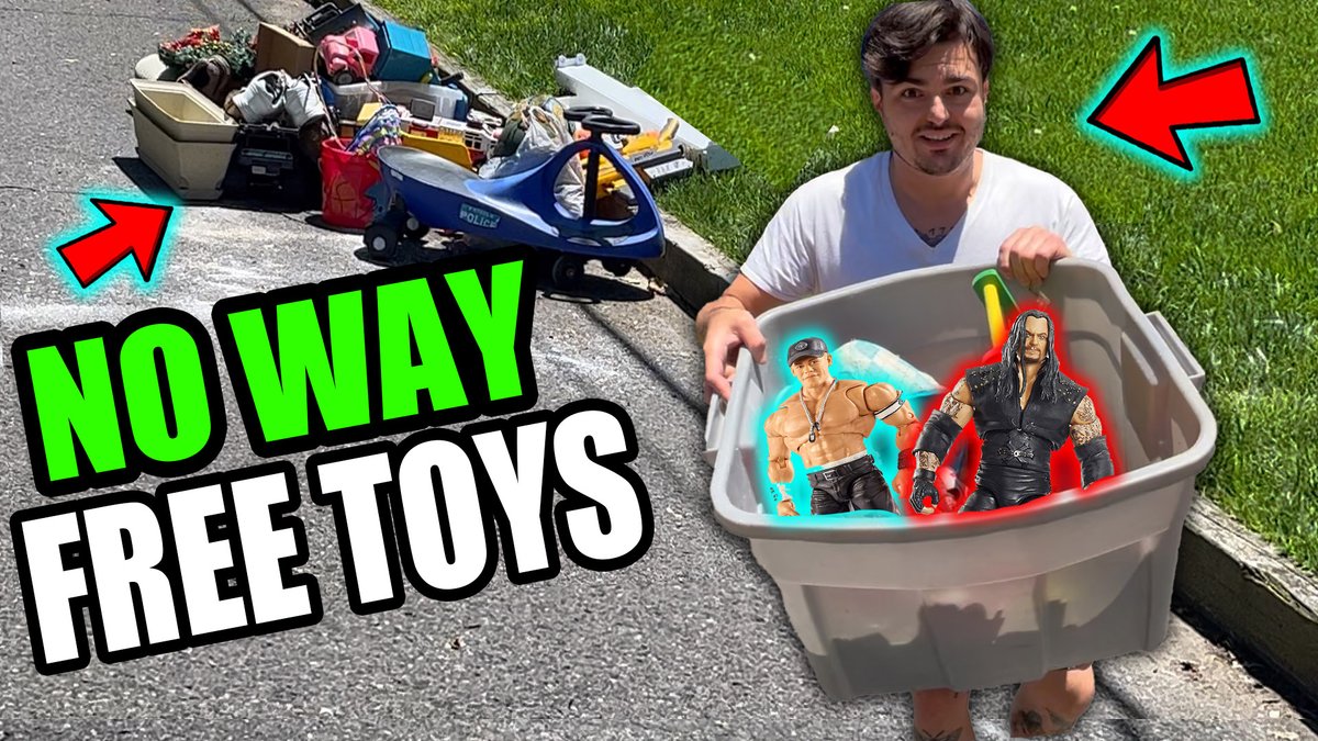 roccothegreat's tweet photo. FREE WWE FIGURES! GARBAGE PICKING Toy hunting for marvel legends Retro T... https://t.co/RN83tkGZ5y
#garbagepicking #toyhunt #wwe https://t.co/2VUAseqzkU