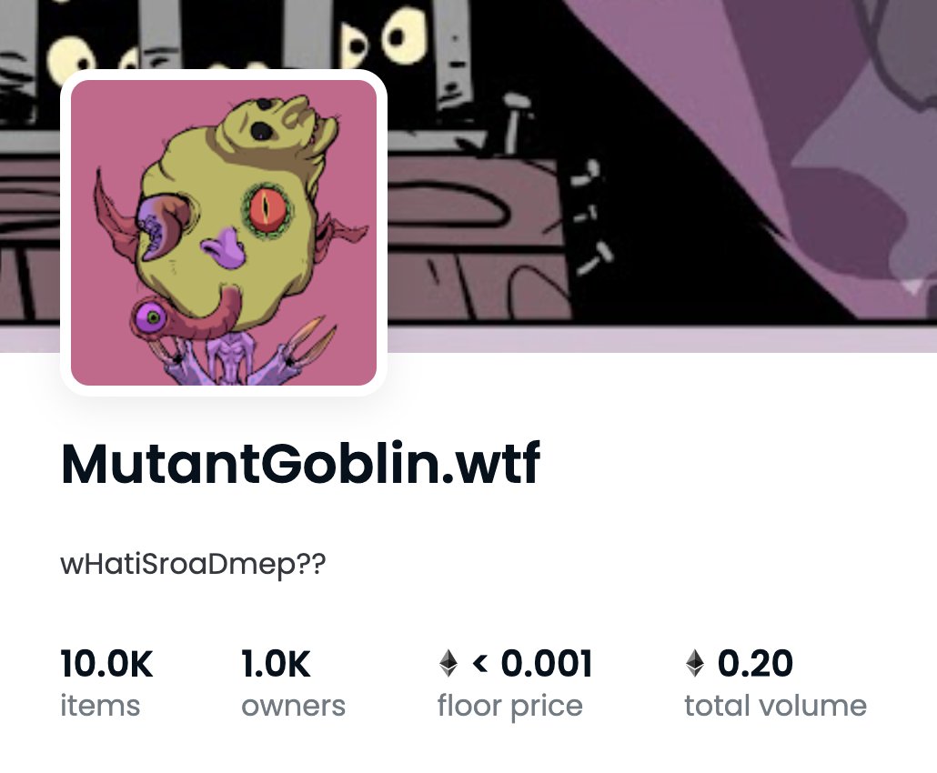 wtfmutantgoblin's tweet photo. ₛₕₒw ᵤₛ yₒᵤᵣ ₘᵤₜₐₙₜ gₒbₗᵢₙ!

https://t.co/vJ2HXtP0Jn https://t.co/CX3S2MXUbJ