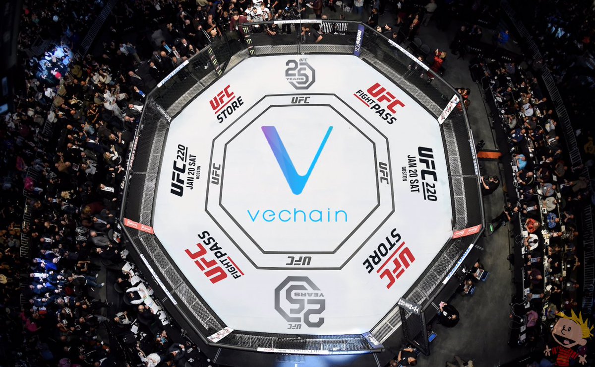 UFC and VeChain Announce Historic Global Marketing Partnership - VeChain  Becomes First Official Layer 1 #Blockchain Partner of UFC — VeChain to  Receive Unprecedented Integration into UFC Assets.