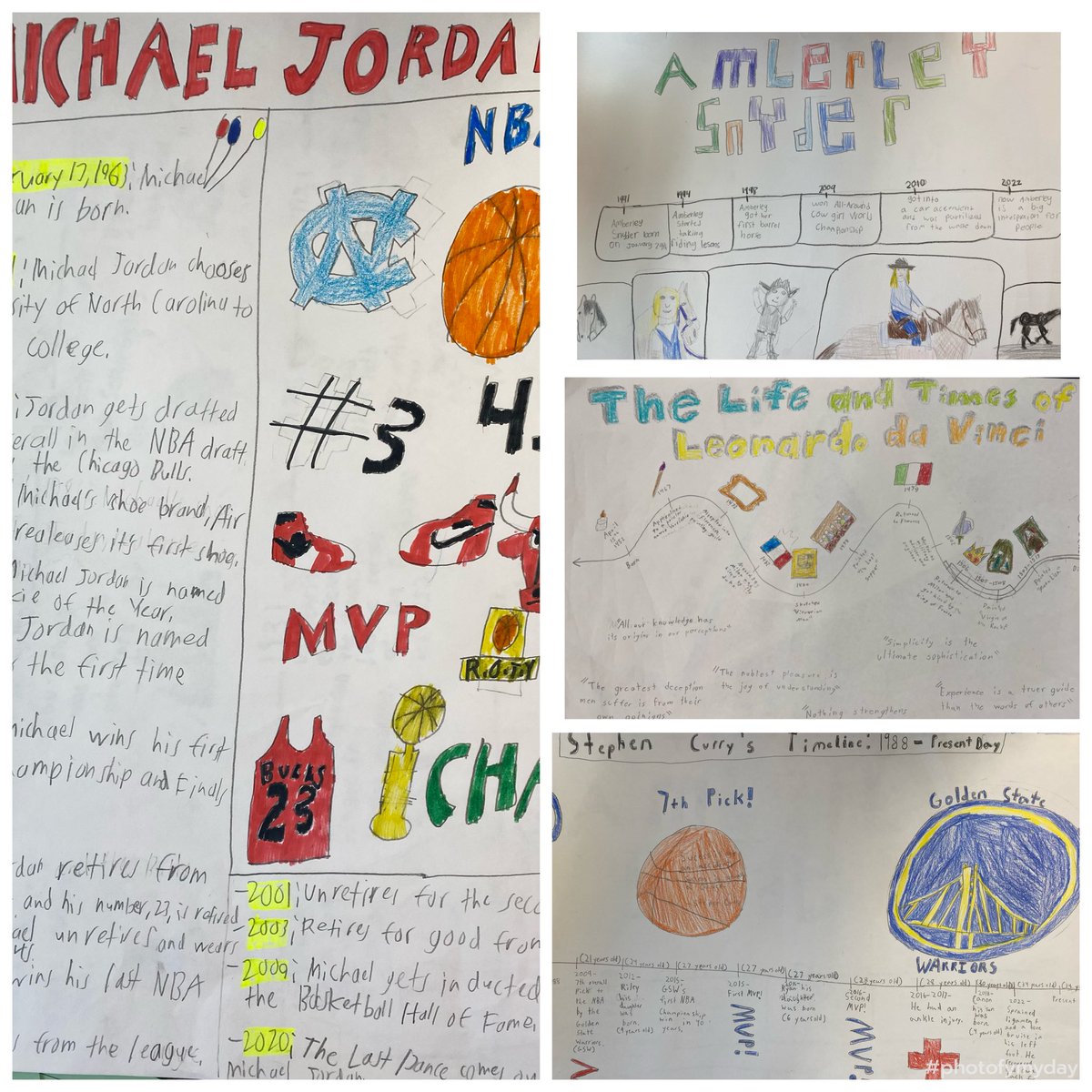 Mrs_Seibert's tweet photo. 5C &amp; 5S ELA classes wrote phenomenal biography essays, complete with citations and Works Cited pages, timelines, and presentations. So proud of these hard-working writers who are ready for middle school! 📝 #wearechesternj https://t.co/CL6He4Fe31