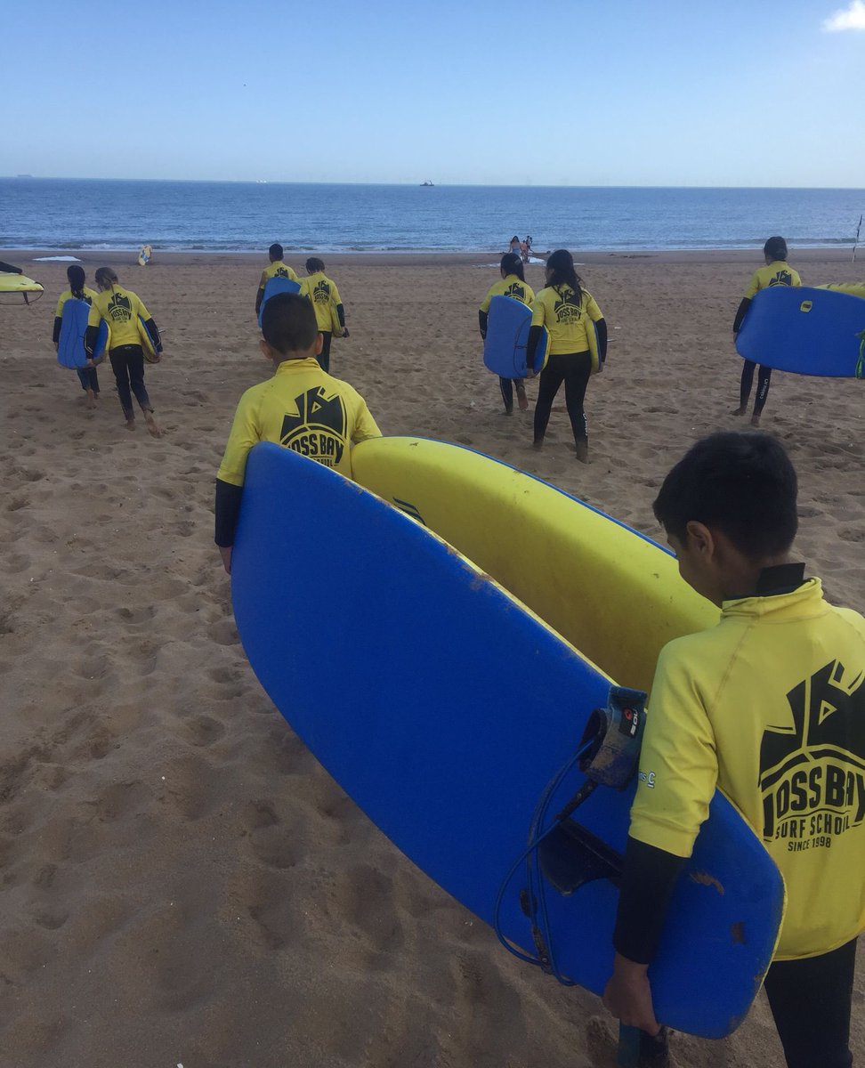 Our first surf trip of the year 🏄🏽‍♂️ <a href="/jossbaysurfing/">Joss Bay Surf School</a> 
Be The Best You Can Be #BTBYCB #school #education #teachers #london #primaryschool #towerhamlets #edutwitter #surfing #surf #jossbay