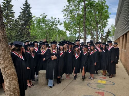 Students from <a href="/SABCatholic/">St. André Bessette</a>  visited their elementary and junior high communities for their Grad walk. A beautiful way to inspire the younger students and to thank all those who were involved in the Catholic Education journey. "God has a great plan for you" Jeremiah 29:11