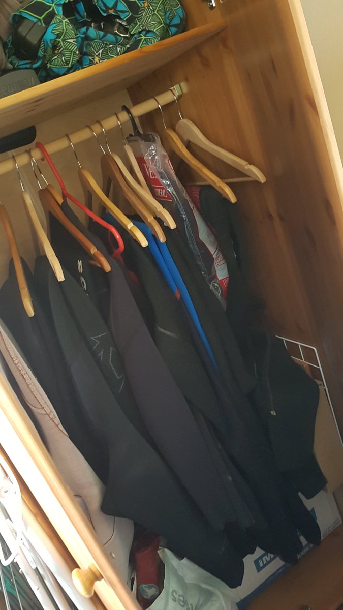 Ally Evans (@allyallyj) on Twitter photo In our house, guests have the dubious pleasure of squeezing their garms into this wardrobe full of old wetsuits. We held hope that 1 day someone would find a use for them. Now <a href="/finisterre/">Finisterre</a> are taking old wetsuits for their #WetsuitsFromWetsuits project 👏👊tinyurl.com/2rnpudbw In our house, guests have the dubious pleasure of squeezing their garms into this wardrobe full of old wetsuits. We held hope that 1 day someone would find a use for them. Now <a href="/finisterre/">Finisterre</a> are taking old wetsuits for their #WetsuitsFromWetsuits project 👏👊tinyurl.com/2rnpudbw
