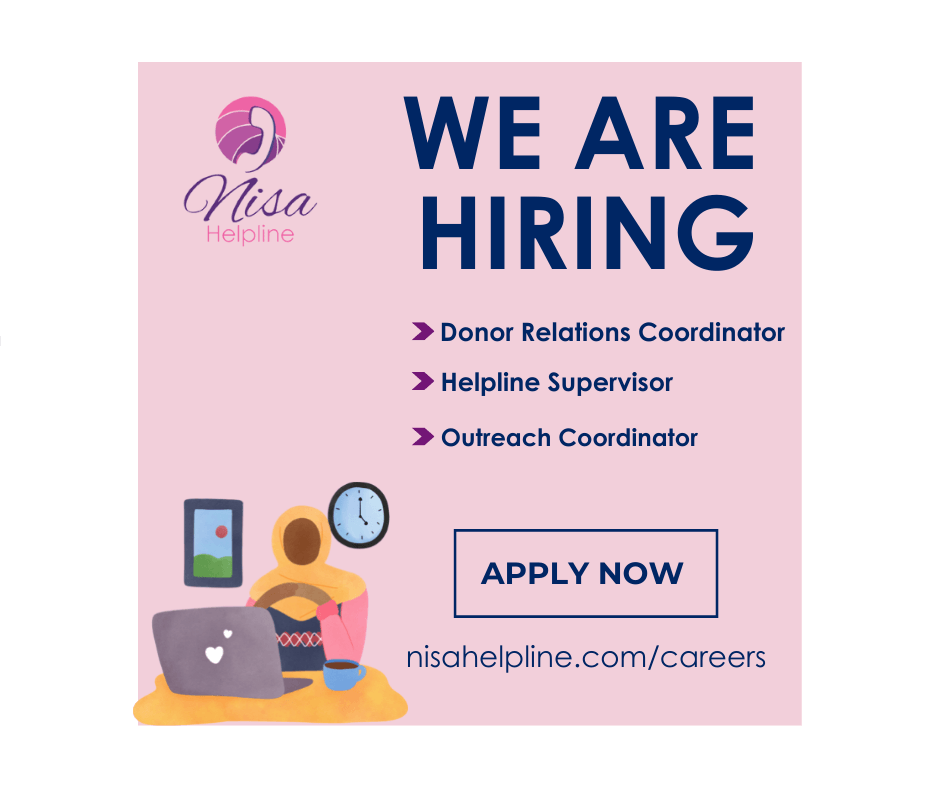 NISAHelpline's tweet photo. Job openings alert👀
If you have the passion for making a positive impact, join our team💜Visit our website https://t.co/vAjzWAPhvL for complete job descriptions and qualifications.

#nisahelpline #wearehiring #jobopening #canadasummerjobs #canadajobs #workincanada  #remotework https://t.co/4eNF5O3W3T