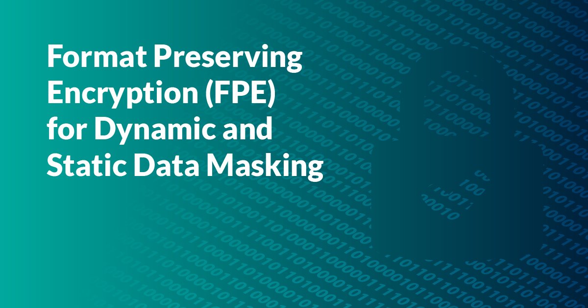 datasunrise's tweet image. If you do not have enough parameters to mask data, #DataSunrise offers a more serious encryption method, such as Format Preserving Encryption (FPE). Get more information below👇
bit.ly/3895zcy
#dataencryption #databaseprotection #datamasking