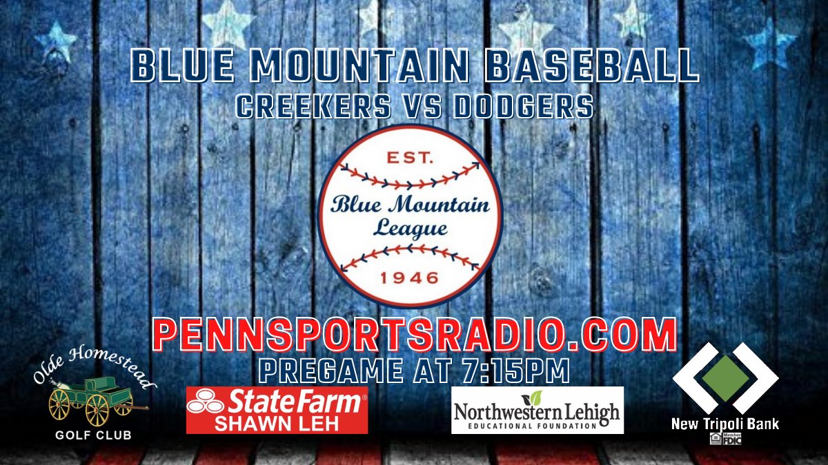 penn_radio's tweet photo. We hit the airwaves (internet-waves??) tonight with our first @BMLScores broadcast of the season. It's @CreekerBaseball and the Limeport Dodgers. @tonysibilla has the call on https://t.co/uhtUyUoWTF https://t.co/tJuInnyZSP