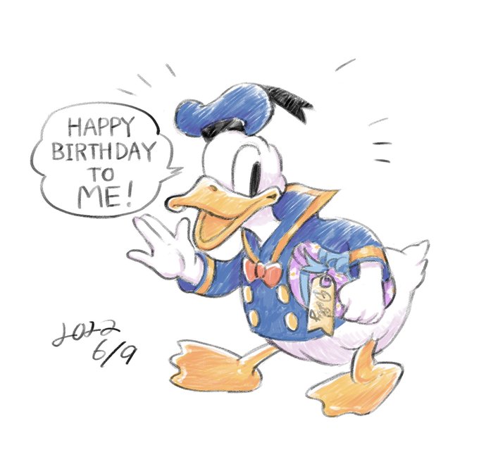 ハッピーバースデードナルドのtwitterイラスト検索結果
