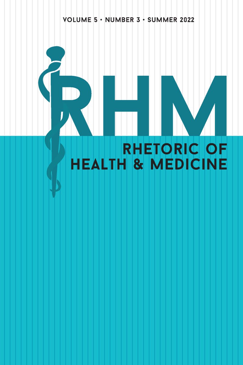 floridapress's tweet photo. We are pleased to announce that two new issues of the RHETORIC OF HEALTH &amp; MEDICINE are now available, including a special issue on the #Rhetoric of #Chronicity. #UFPress https://t.co/tnxUQrydmN https://t.co/2dDKonLuJT