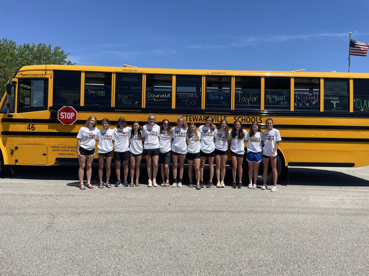 Off to state!  Go get ‘em ladies!  🐅🏃‍♀️<a href="/HaylieStrum/">Haylie Strum</a>