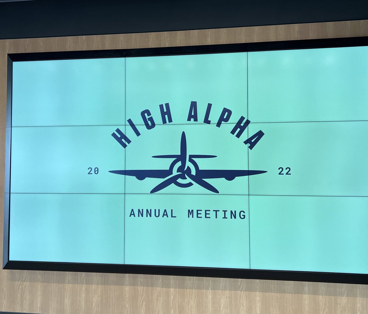 Feeling very energized after our @highalpha annual meeting yesterday. Huge thanks to our amazing investors - for their encouragement, investment and support!