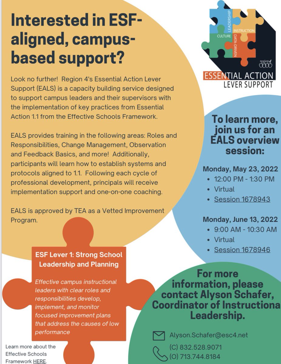 Region 4 District Systemic Support tweet media