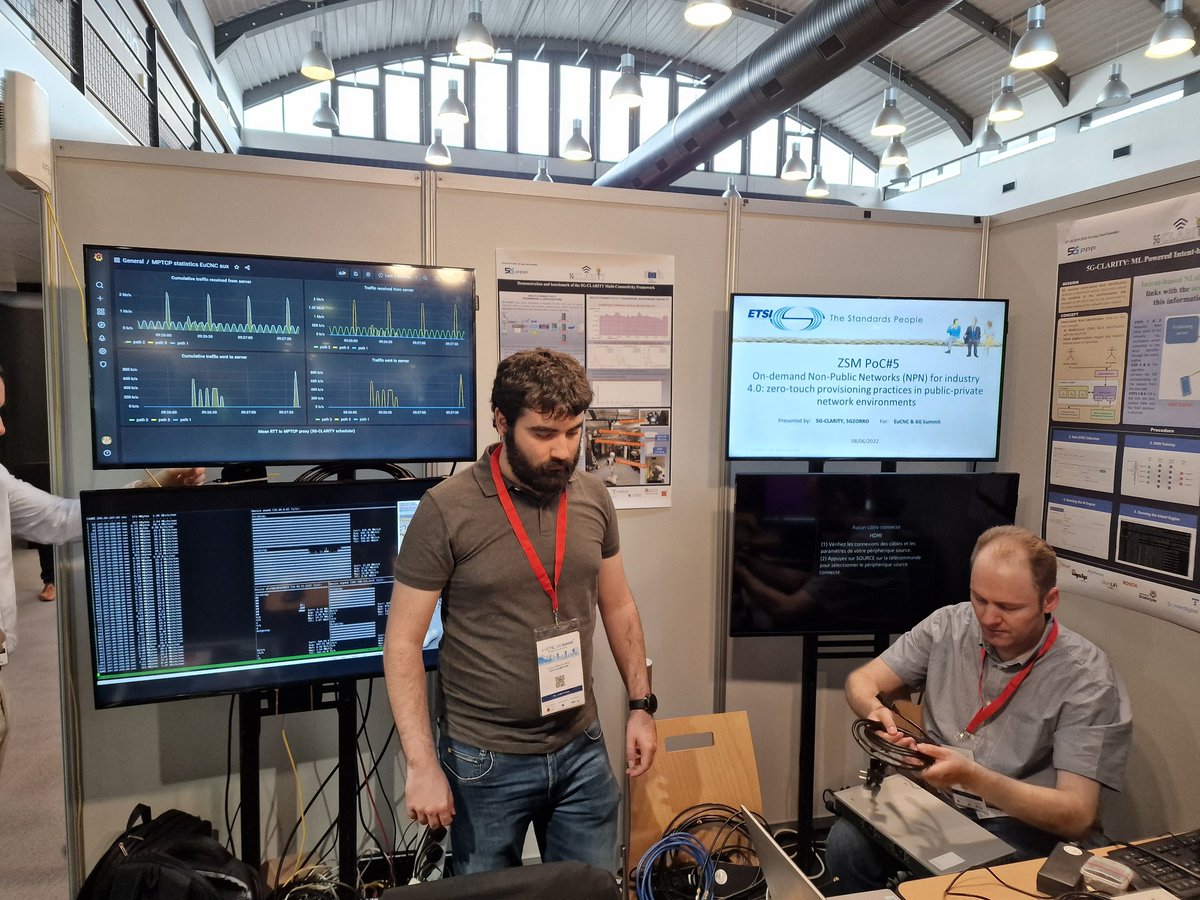 5G_CLARITY's tweet photo. Thanks to the team for the amazing demos, #EuCNC has proved a great success in presenting #5G_CLARITY's innovative results! https://t.co/nALo0BXtkL