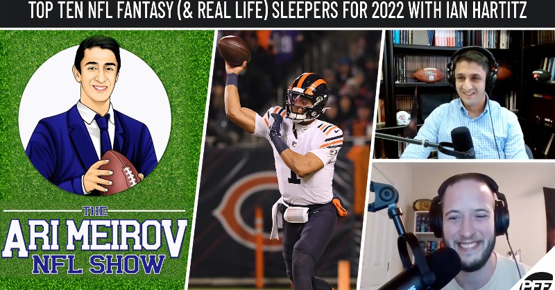 Ari Meirov on X: New pod! PFF fantasy expert @Ihartitz joins me as we name  our top 10 sleepers (fantasy and real life!) for the upcoming NFL season.  QBs. RBs, WRs, and