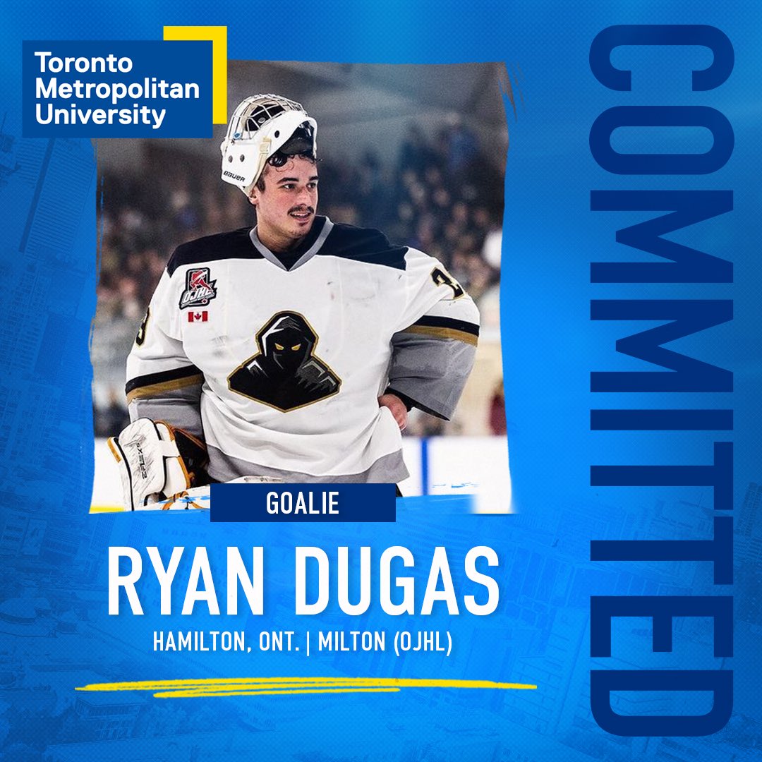 M🏒| @Ramsmhockey welcomes goalie Ryan Dugas to the team ahead of the 2022-23 season! 

Dugas recorded a .934 save percentage with the <a href="/MenaceOJHL/">Milton Menace</a> in the 2021-22 <a href="/OJHLOfficial/">OJHL</a> season.