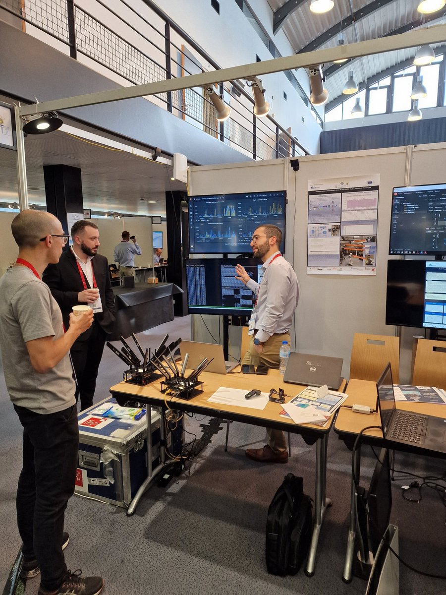 5G_CLARITY's tweet photo. Thanks to the team for the amazing demos, #EuCNC has proved a great success in presenting #5G_CLARITY's innovative results! https://t.co/nALo0BXtkL