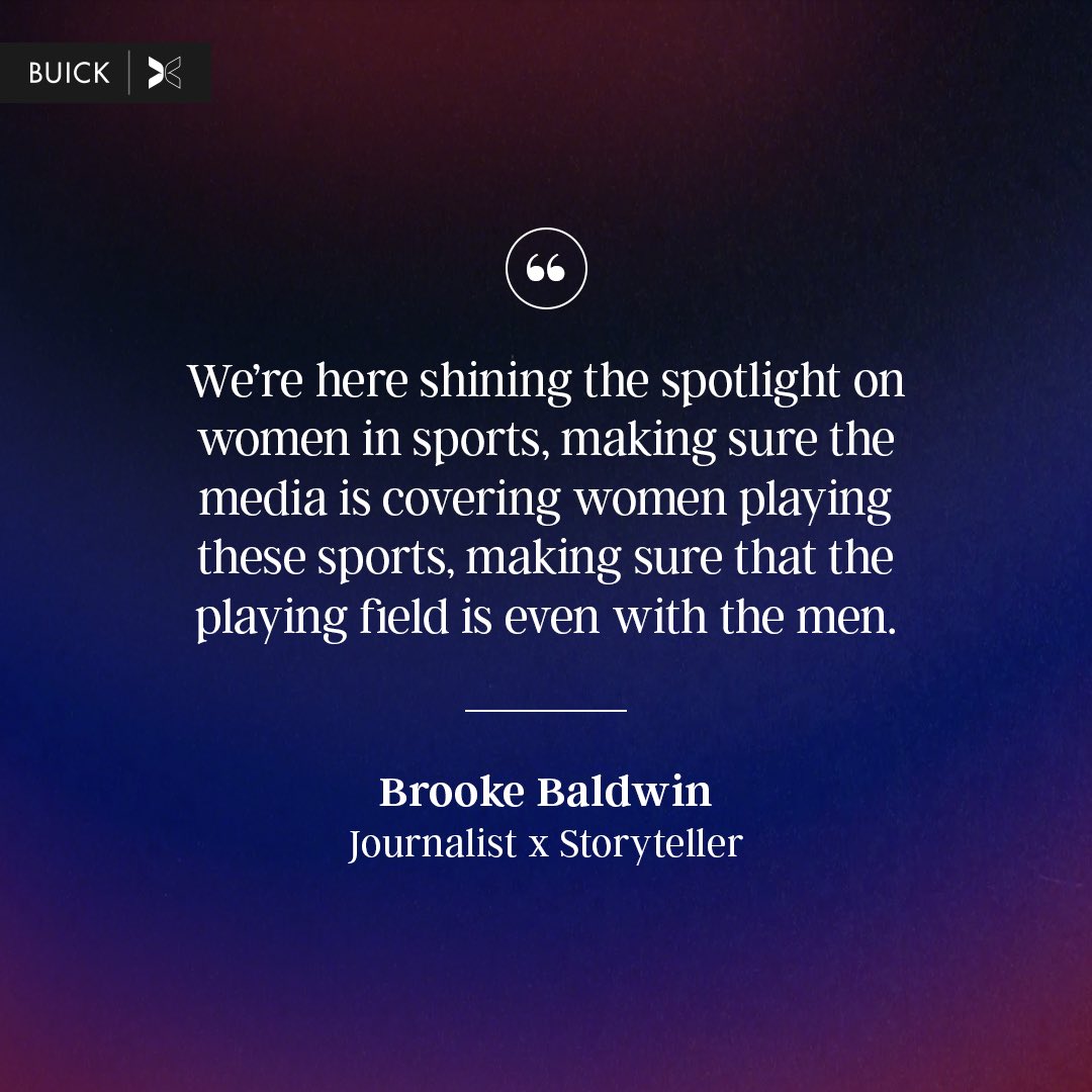 BrookeBaldwin's tweet image. Feeling INSPIRED after this weekend 🙌 It was amazing to hear from @chiddy3 and @JennieFinch at the @Buick Huddle with @togethxr. Their influence is helping young women everywhere! Powerful moments come when women work together. #SeeHerGreatness