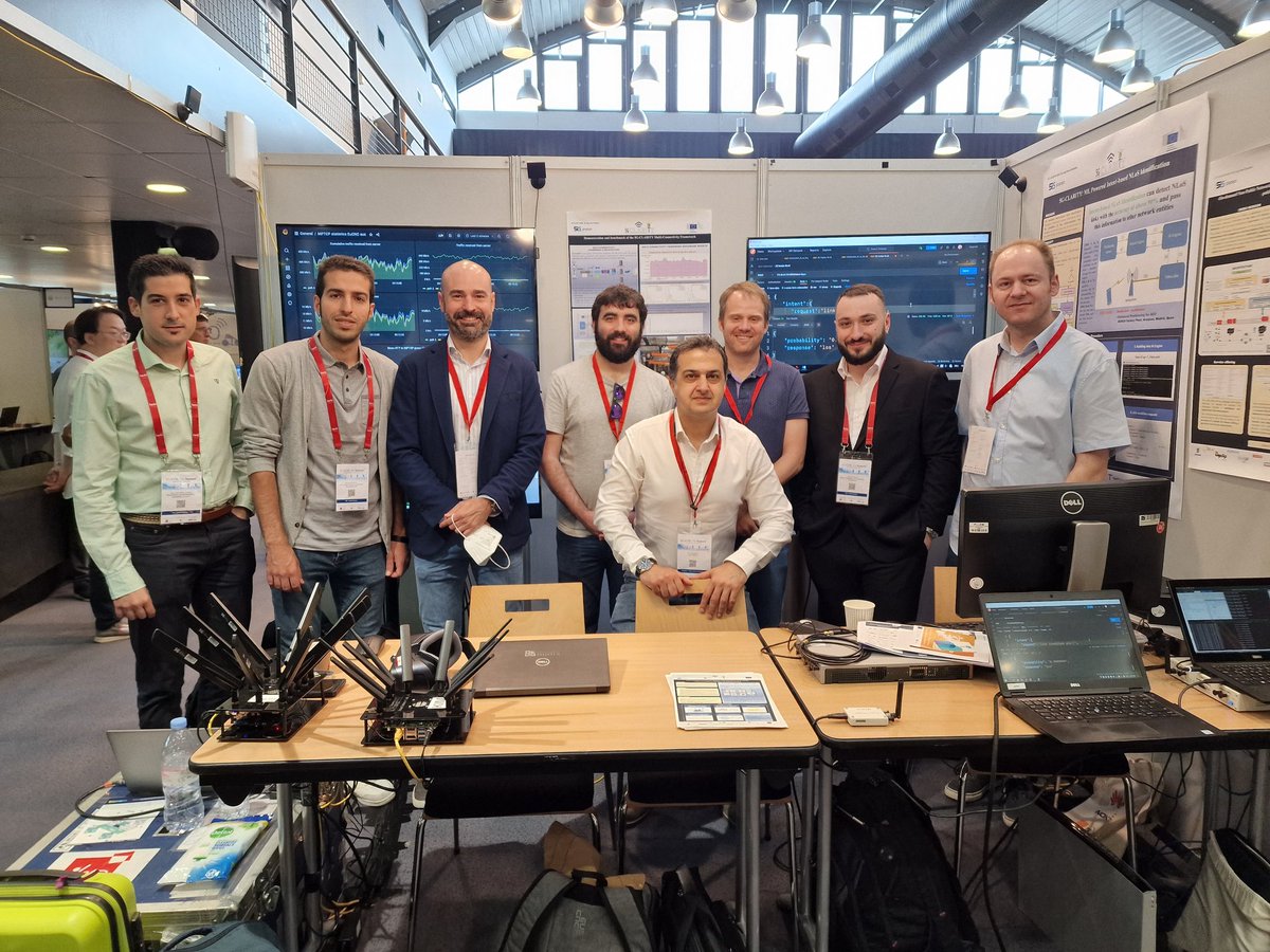 5G_CLARITY's tweet photo. Thanks to the team for the amazing demos, #EuCNC has proved a great success in presenting #5G_CLARITY's innovative results! https://t.co/nALo0BXtkL