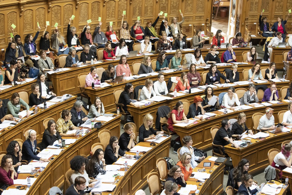 ekf_cfqf's tweet photo. Die Dinge kommen voran! 
Der Nationalrat hat heute das Postulat 
🔹 Für Chancengleichheit und die Förderung des akademischen Nachwuchses überwiesen 
Die EKF freut sich! Die #frauensession2021 trägt Früchte #CHparl. https://t.co/6njnDyBzKI https://t.co/1Hua0FBlW0