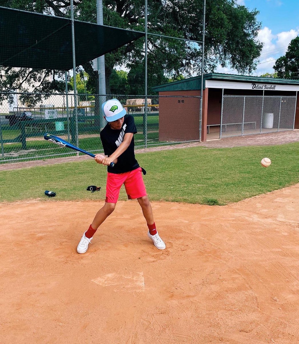 StetsonBaseball's tweet photo. Youth camp is in full 𝙨𝙬𝙞𝙣𝙜! ⚾️ https://t.co/Nltiyzwsdm