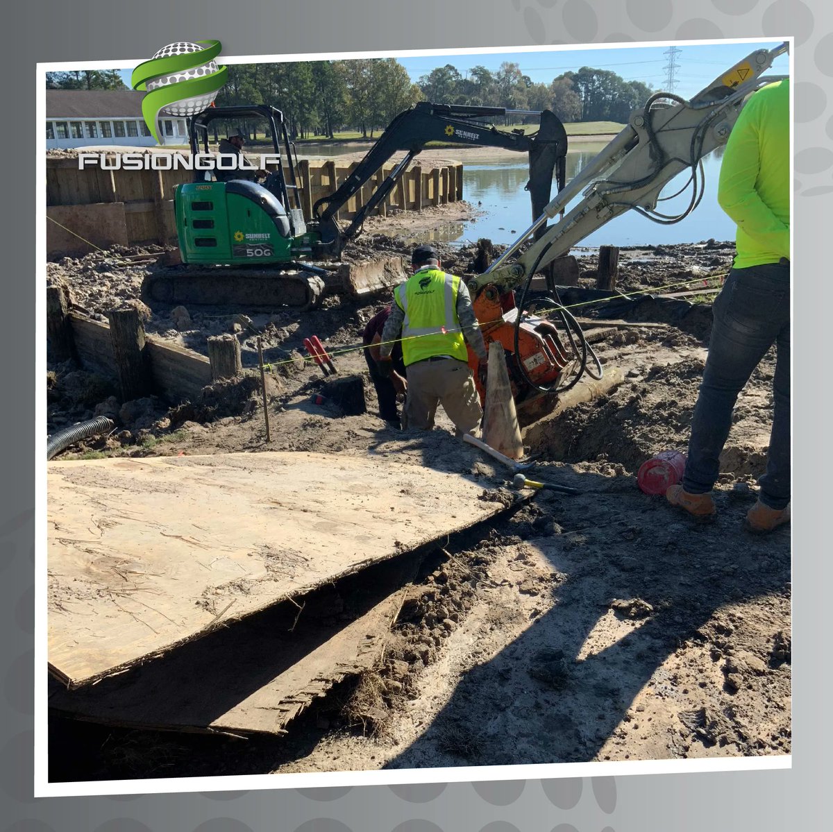 fusiongolfus's tweet photo. We develop entire courses with leading-edge technologies and methods to ensure excellent value in all our projects. Need help with your courses? Message us today. https://t.co/Tu4gQPNRHd

#webuildgolf #golfconstruction #golfcourserenovation #golfbunkers #golfcourses #golf https://t.co/mlVdbzkLQO