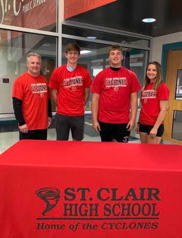 StClairCyclones's tweet photo. 2022 State Track and Field!  Good Luck Tom Loeffler (Shot Put) and Aaron Cesto (High Jump) #MNStateTrackandField #MSHSL #isd75 #GOCYCLONES https://t.co/Jd6jevWmf6