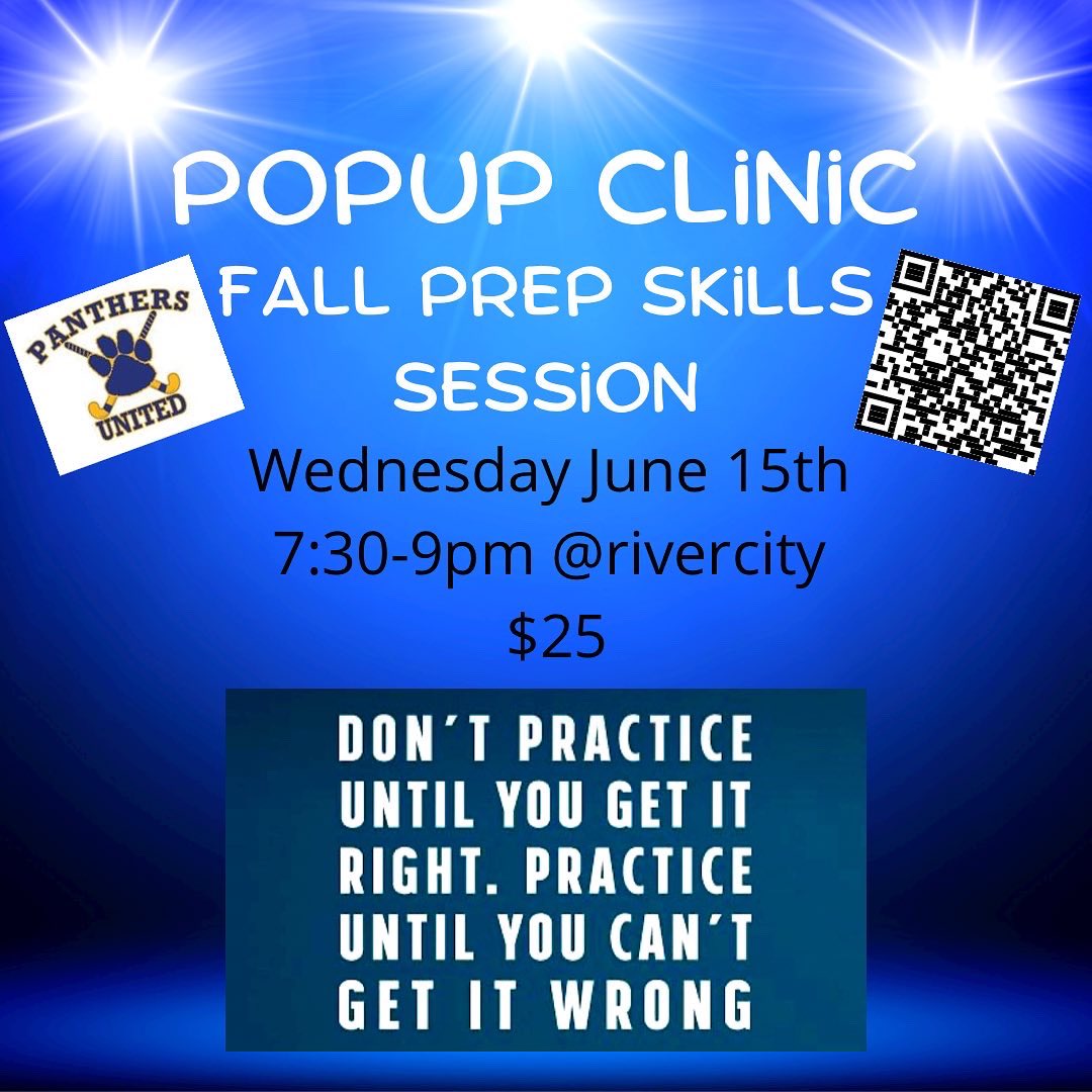 In addition to Monday night pickup these clinics are now open! #growthegame #fieldhockey #goalies