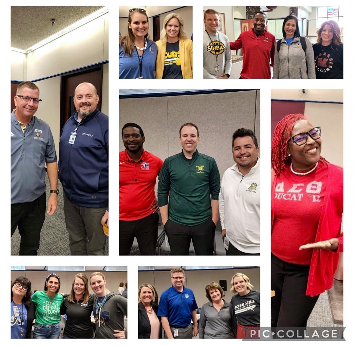 DrFateama's tweet photo. We are having a Terrific Thursday at day 4 of our @OmahaPubSchool Principal Leadership and Learning Institute! Principals are still going and growing.  Proud of their perseverance. Check out our school and district spirit! 🤩#OPSProud #ForwardTogether #OPSleadandlearn https://t.co/JGzMhddFfL