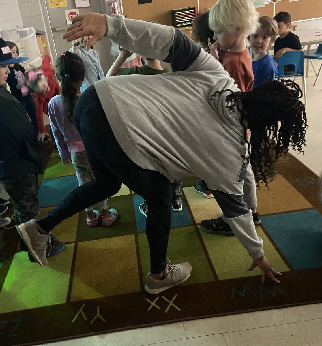She is called an Educational Assistant because Educational Rockstar isn’t an official title.  Thankful for Ms. Buckley and her fun group activities.  <a href="/CundlesHeights/">Cundles Heights PS</a>
