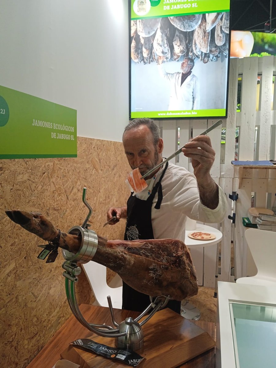 DMaladua's tweet photo. Organic Food Iberia (Madrid) #DehesaMaladua #ManchadoDeJabugo https://t.co/S6G1dFXqja