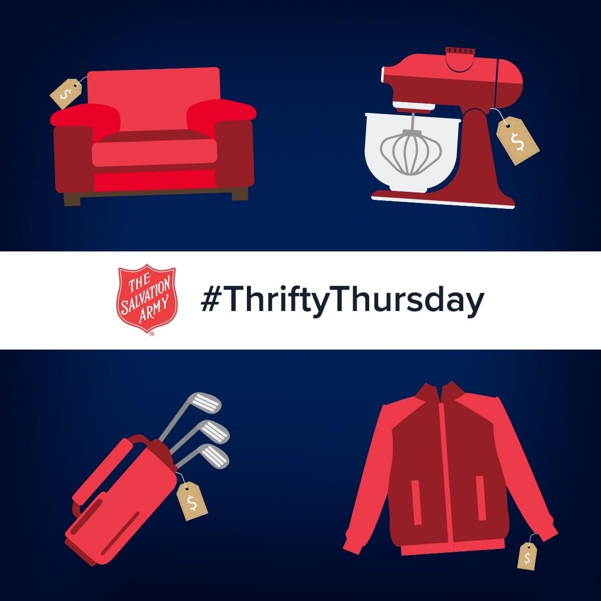 It's Thursday!! Let's go #thrifting Please visit your Grayson County #salvationarmy #familystore today! 10AM - 4PM Tuesday-Saturday 426 W Houston St in #sherman #thriftstore #doingthemostgood #denison #pottsboro #graysoncounty #donate #give salvationarmysherman.org