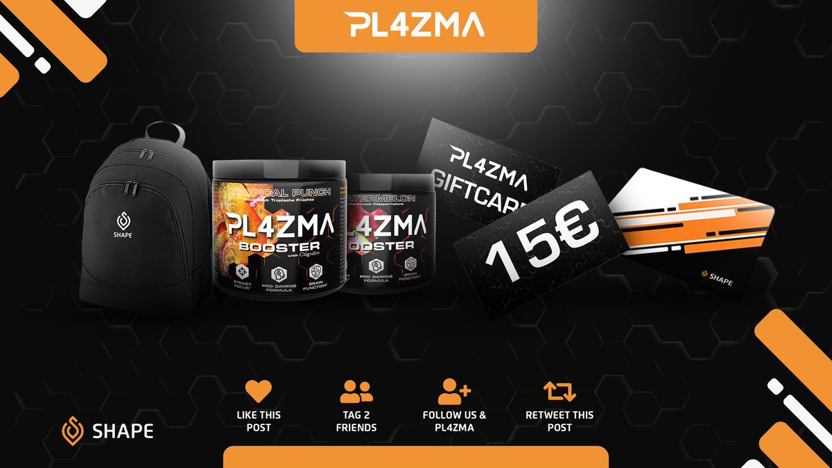 ‼️ #GIVEAWAY ‼️

To celebrate our latest sponsorship with <a href="/Pl4ZMAcom/">PL4ZMAcom</a>, we came up with a giveaway 🤩

To be one of three winners, here's what you need to do 👇

❤️ Like this post
🔁 Retweet this post
👥 Tag two friends
✅ Follow <a href="/SHAPE_Sports/">SHAPE</a> &amp; <a href="/Pl4ZMAcom/">PL4ZMAcom</a>

#goshape