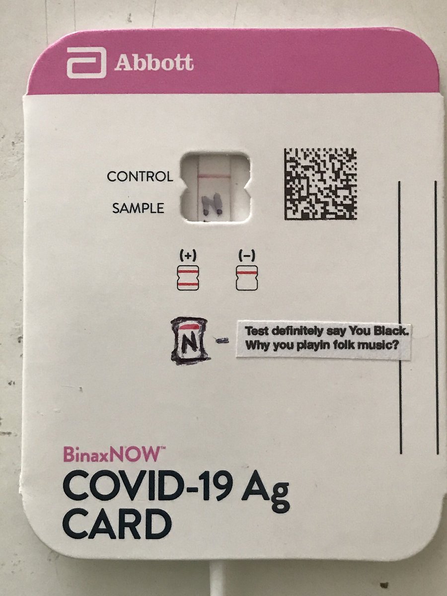Negative. However I’m not particularly thrilled with the absolute specificity of these tests as they daily improve their efficacy. 
Not thrilled at all.