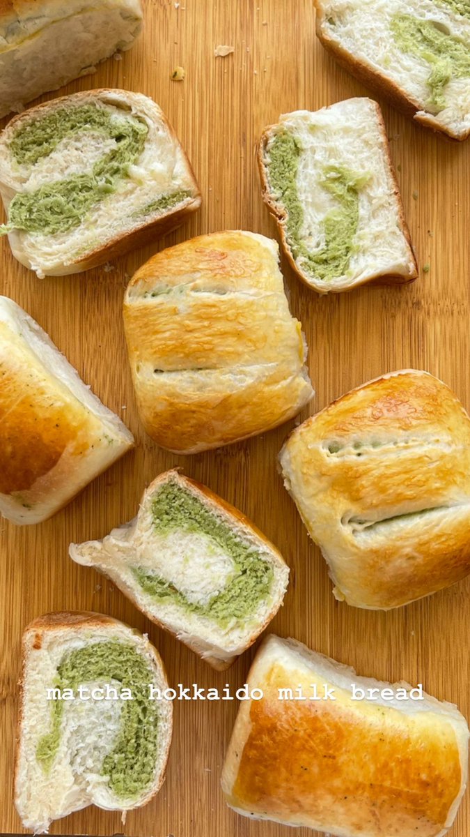 9 June 2022 
Matcha Hokkaido Milk Bread 
#matcha #ماتشا #bread #breakfast #خبز #فطور