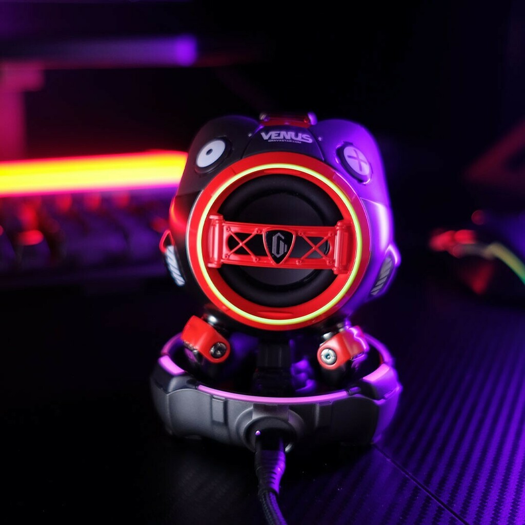 GravaStar_'s tweet photo. Musical fidelity & wonderfully transparency are fully provided by this little bad a$$. Link in bio to get your GravaStar Venus. 🤭
.
.
.
.
#gravastar #gravastarvenus #cyberpunk #scifi #gamer #videogamer #dailygadgets #techgadgets #gadgets #speakers #s… https://t.co/i1qaQwDl7y https://t.co/Auszt9T0vW
