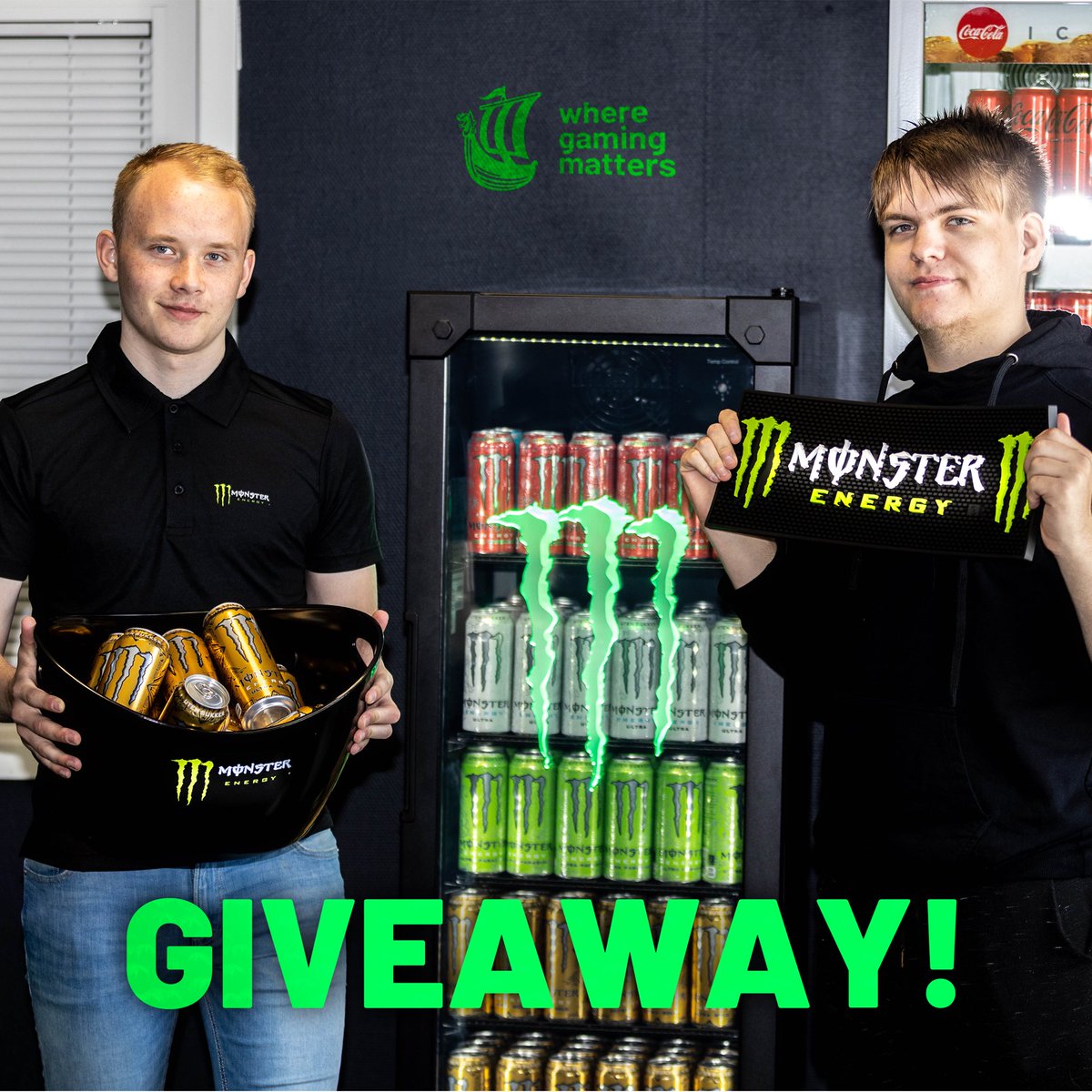 🇳🇴GIVEAWAYTIMEEE!!

Bli med i trekningen på t-skjorte, bøtte, barmatte &amp; ti Monster Ultra Gold

1⃣ - Like &amp; Retweet
2⃣ - Følg <a href="/Metizport/">Metizport</a> &amp; <a href="/MonsterEnergyNO/">MonsterEnergyNO</a>
3⃣ - Tagg noen som elsker Monster Energy

Vinner trekkes søndag 18.00
#wheregamingmatters