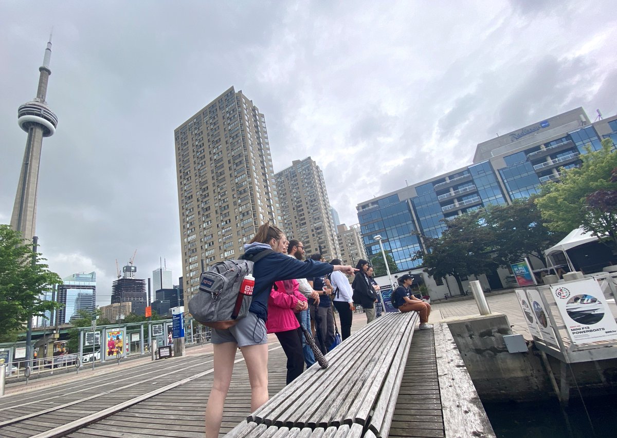 TOPortAuthority's tweet photo. Spotted! Trash Team researchers doing a walking tour of the Waterfront to view the Seabins they will be characterizing this season, from Marina Quay West to Police Basin to Pier 6. 👌
Stay tuned for more on the 2022 #TrashTrapping & research season!
#AtTheWaterfront #ITTN https://t.co/77X1rhxh3t
