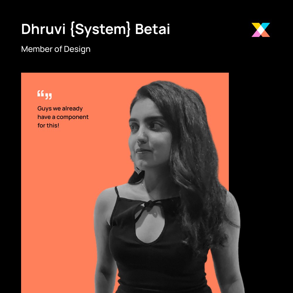 productatcrux's tweet image. Every design team needs a curious intern who learns from everyone and gives a fresh-out-of-college perspective to the team, presenting our Design Intern, @dhruvibetai