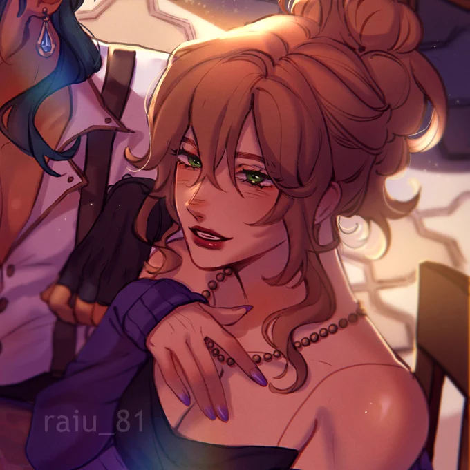Btw happy birthday to #lisa~ girl i'm so sorry i don't draw u often #Genshinlmpact 