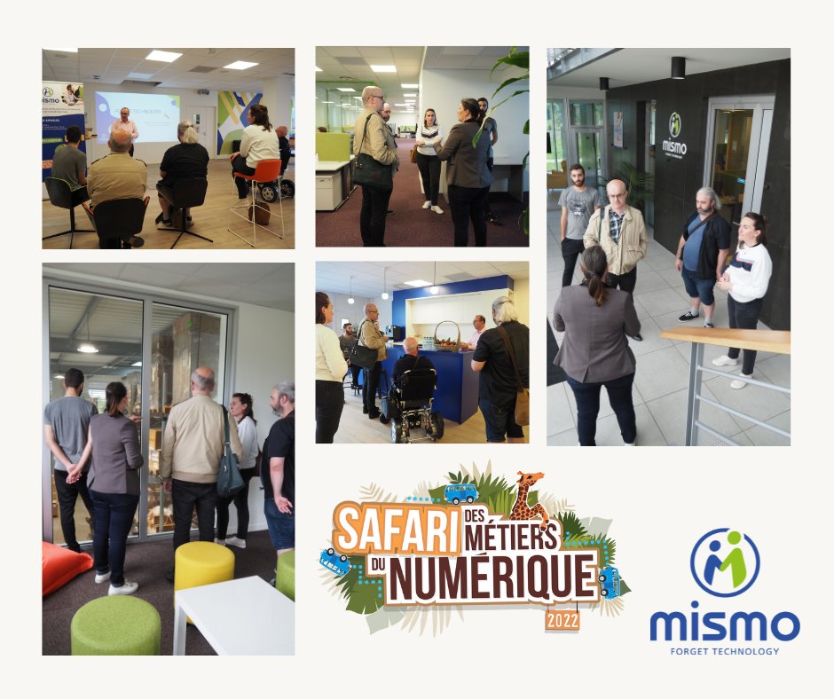 Mismo a ouvert ses portes cet après-midi pour la 2ème étape du Safari des Métiers 🌴🐯

Les participants ont pu découvrir nos locaux et nos métiers. Un grand merci à eux pour leur présence et nos échanges 🐦

#safaridesmetiers #Nantes #IT #recrutement #Mismorecrute #job
