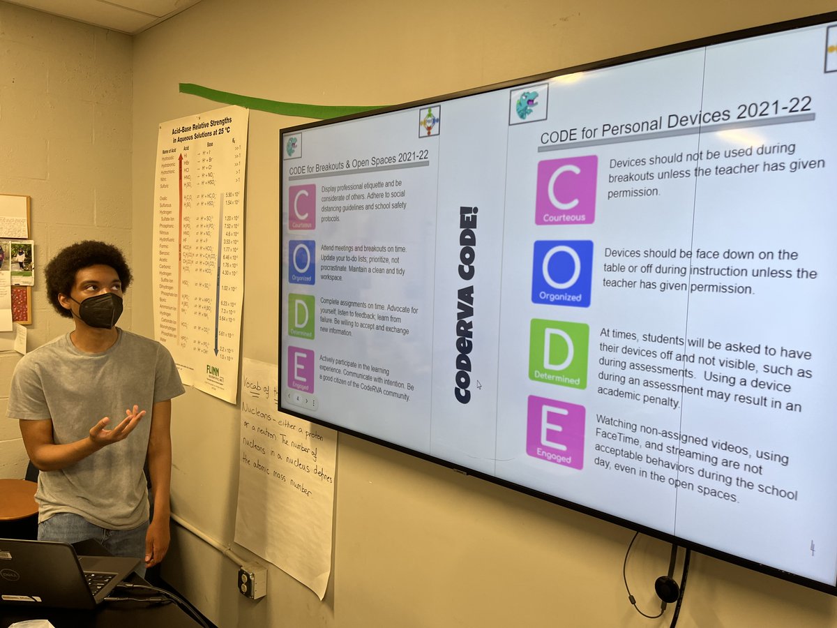 HSHS_AP_Parvaiz's tweet image. I always appreciate when my students run Morning Meetings @CodeRVA1 Hope you like the pictures from today&apos;s student-run meeting.
#WeAreCodeRVA